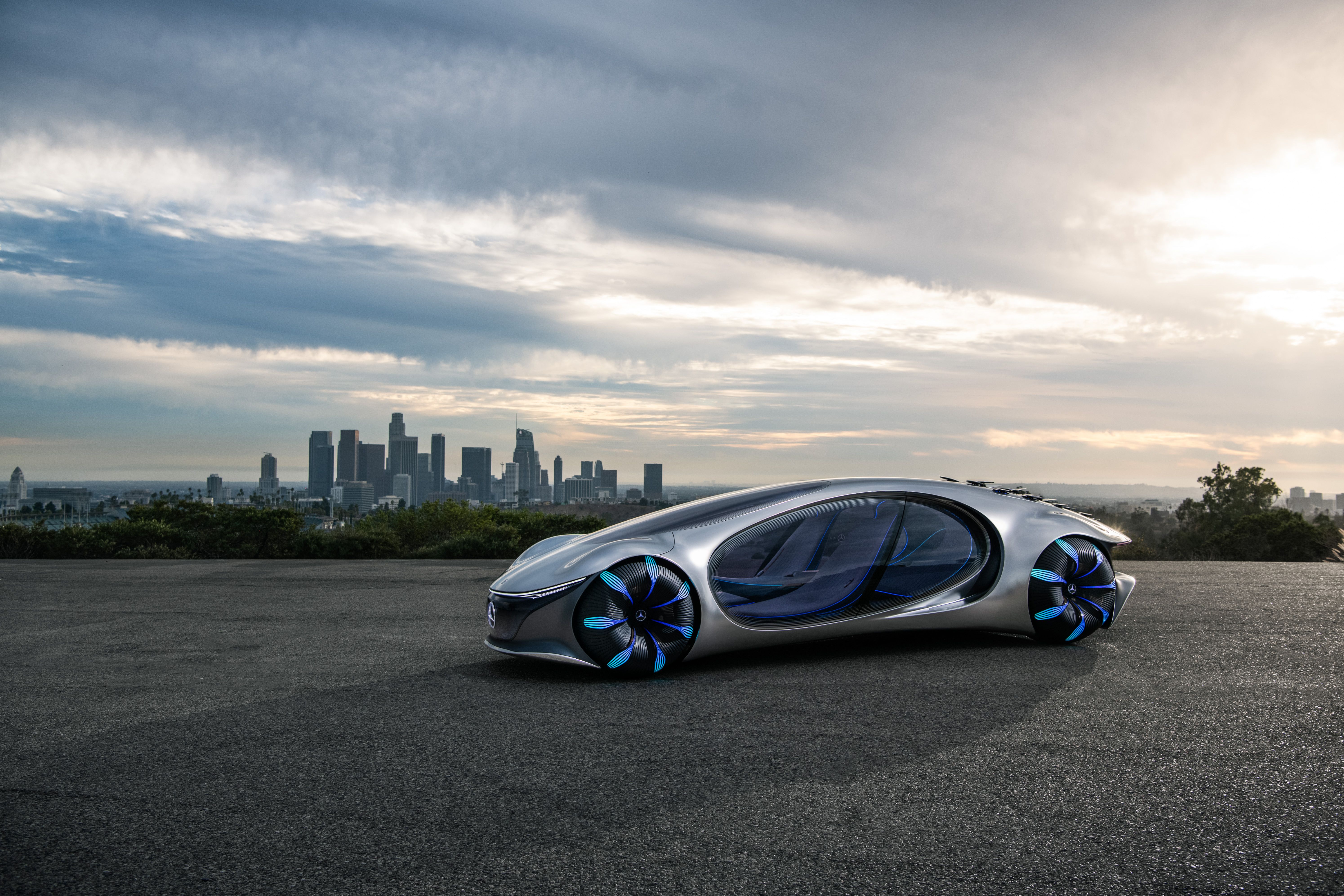 MercedesBenz unveils Avatarinspired concept car at CES 2020